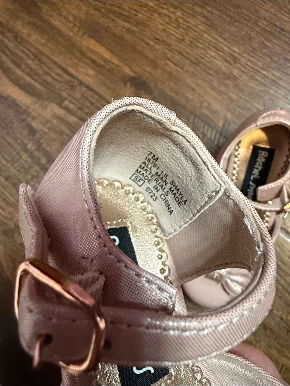 NWOT Rachel Shoes Pink Glitter Bow Mary Jane Toddler Shoes 👸🏻